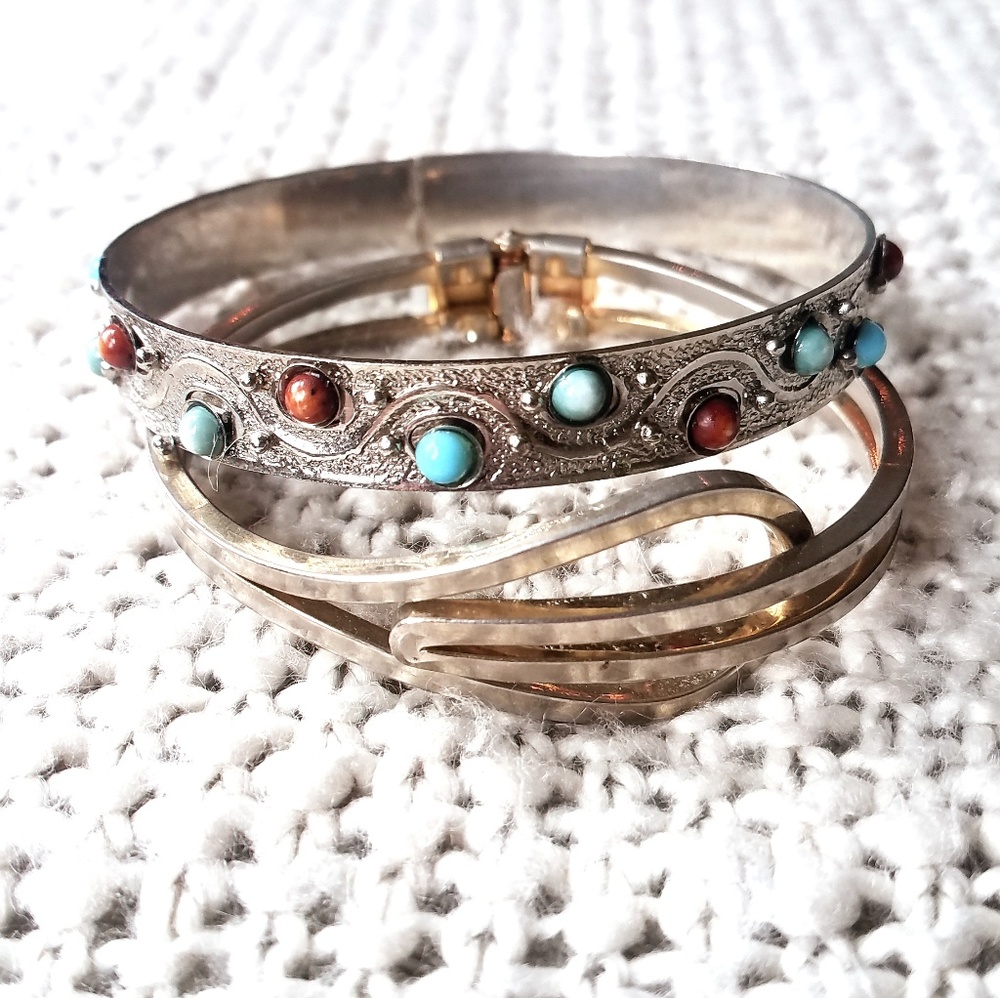 Boho bangle bracelets - Picture 2 of 5